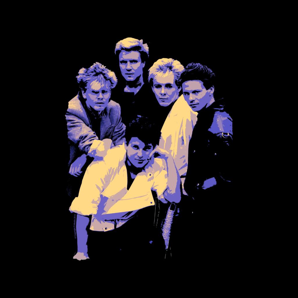 TV Times Duran Band Portrait Blue 1983 Women's Hooded product image 2