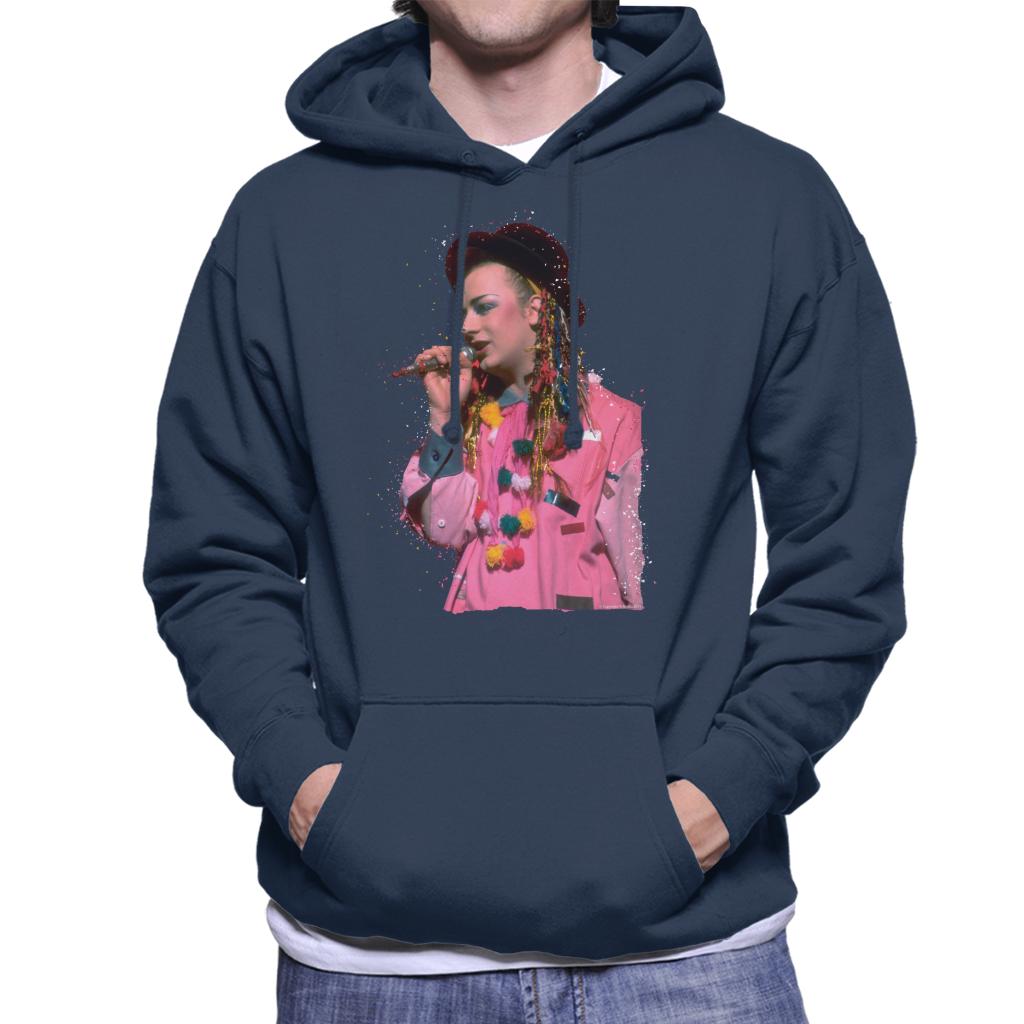 TV Times Boy George 80s Particle Effect Men's Hooded product image 4