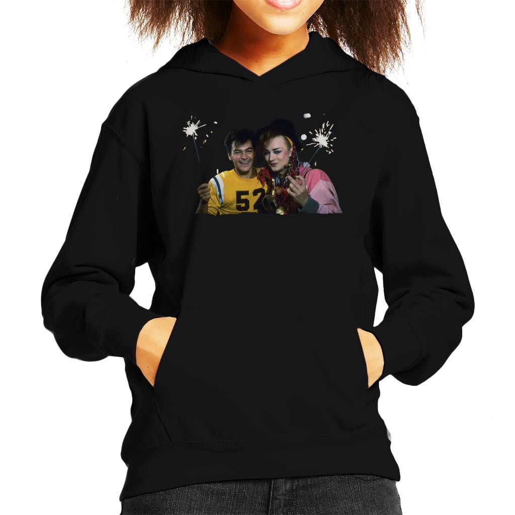 TV Times Boy George And Jon Moss Sparklers Kids Hooded product image 1