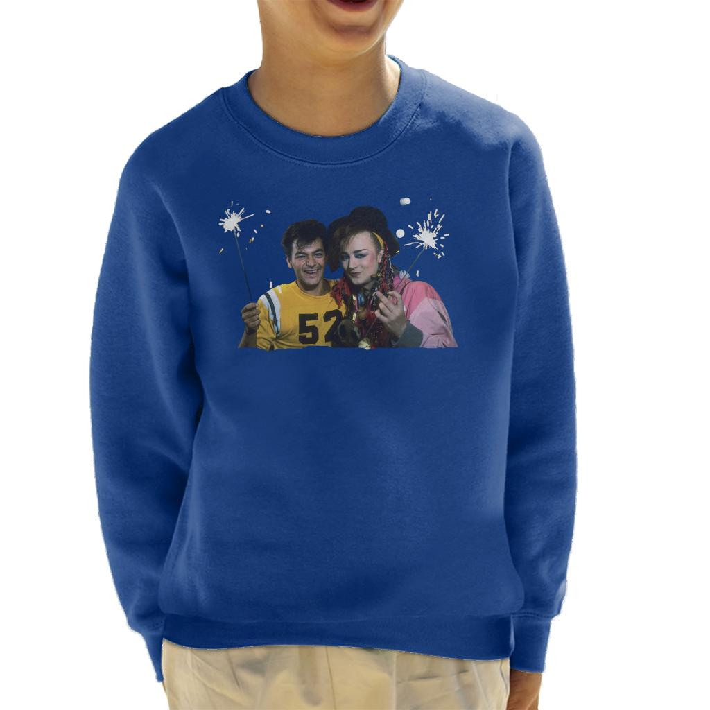 TV Times Boy George And Jon Moss Sparklers Kids Sweatshirt product image 4