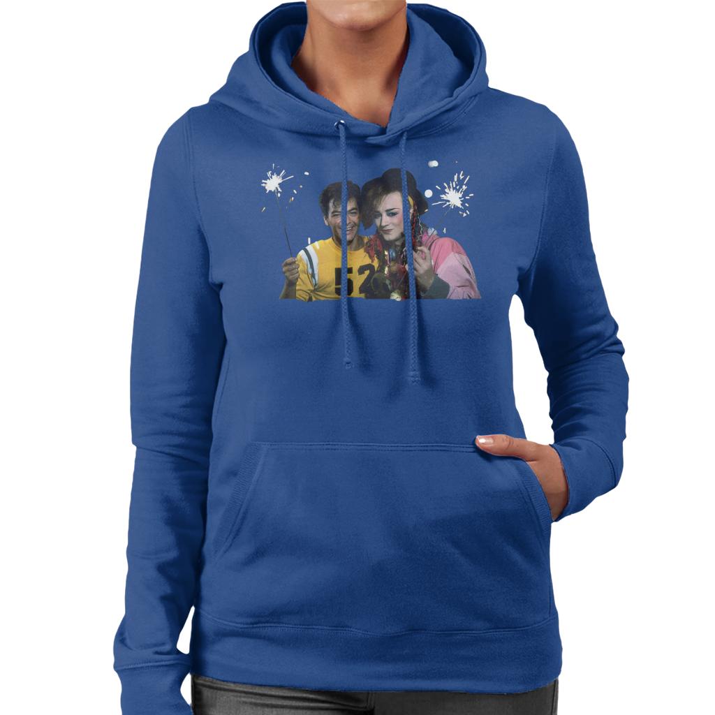 TV Times Boy George And Jon Moss Sparklers Women's Hooded product image 4