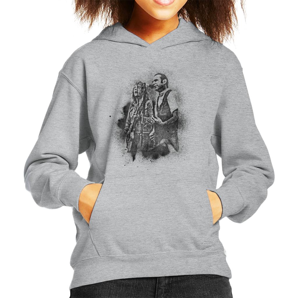 TV Times Status Quo Live Grain Effect Kids Hooded Sweatshirt product image 1