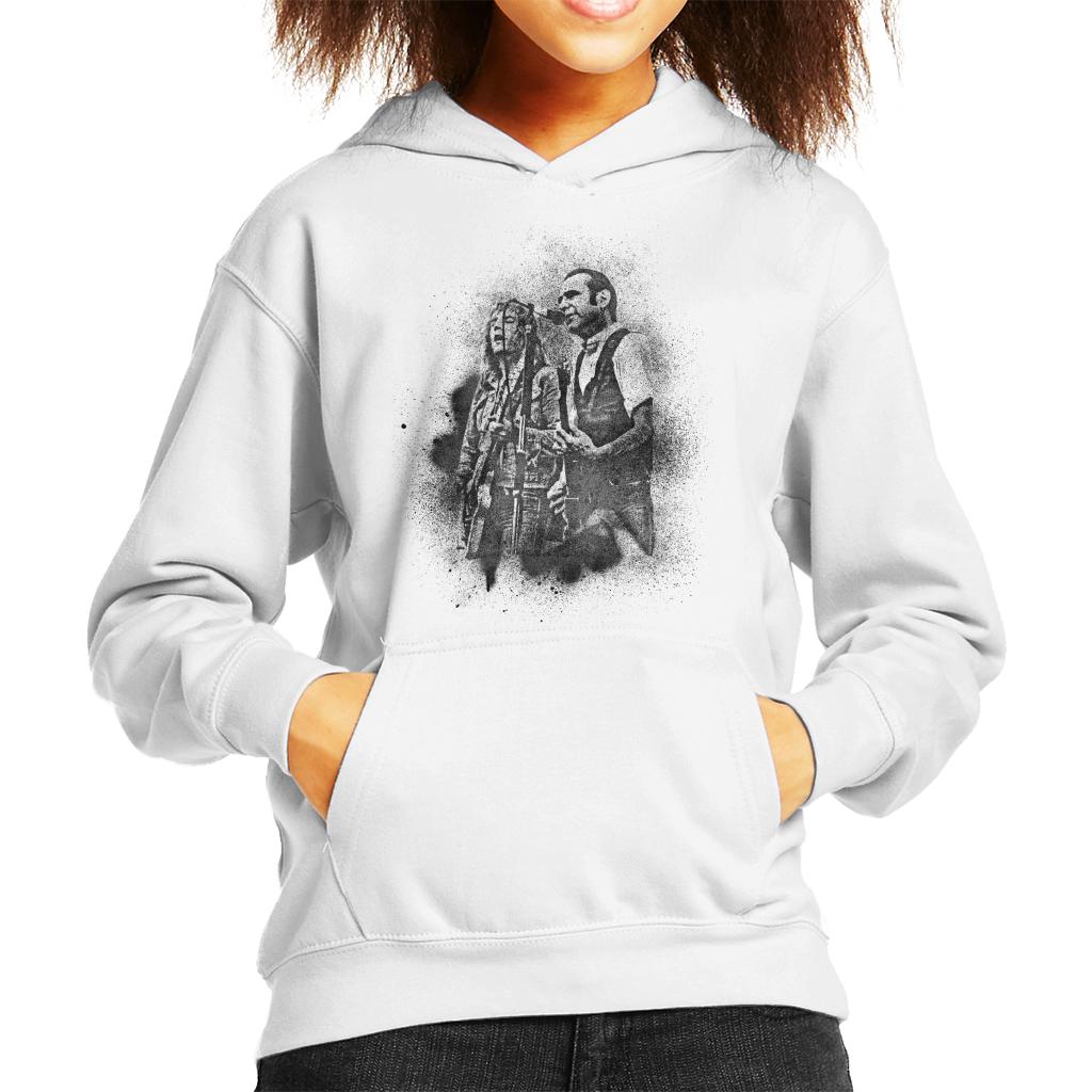 TV Times Status Quo Live Grain Effect Kids Hooded Sweatshirt product image 4