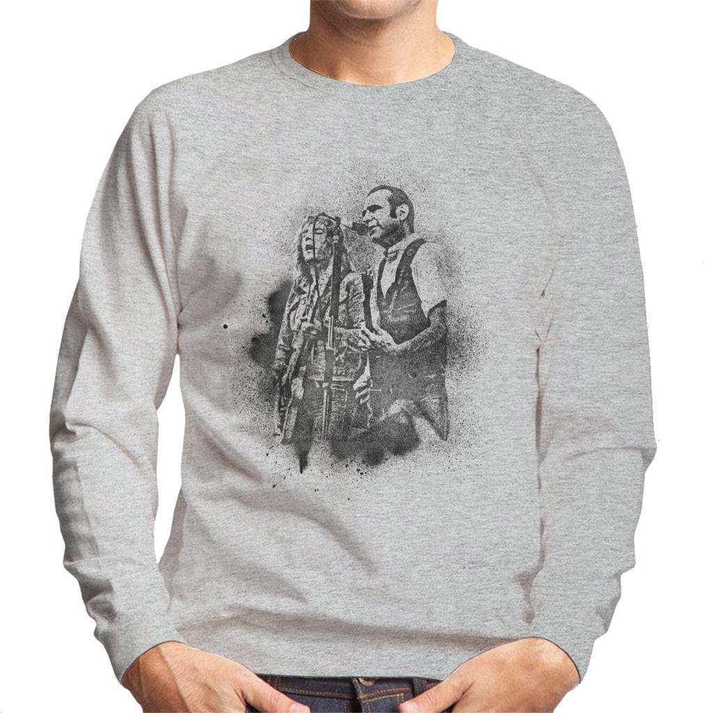 TV Times Status Quo Live Grain Effect Men's Sweatshirt product image 1