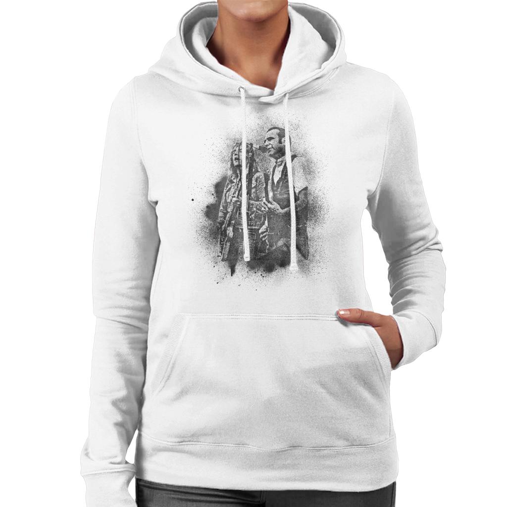 TV Times Status Quo Live Grain Effect Women's Hooded product image 4