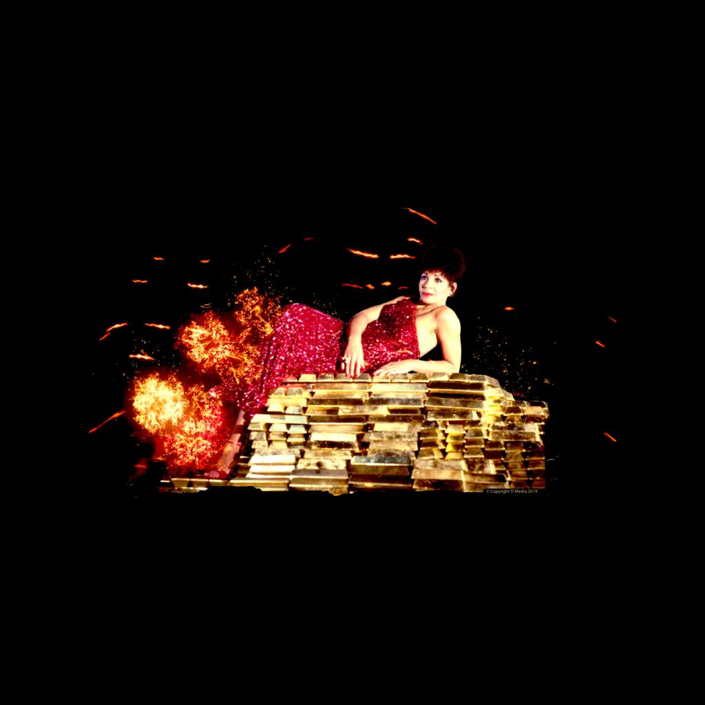 TV Times Shirley Bassey Gold Bullion Women's Sweatshirt product image 2