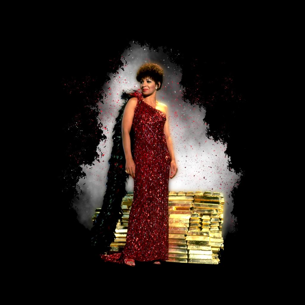 TV Times Shirley Bassey Sparkly Dress Men's Hooded product image 2