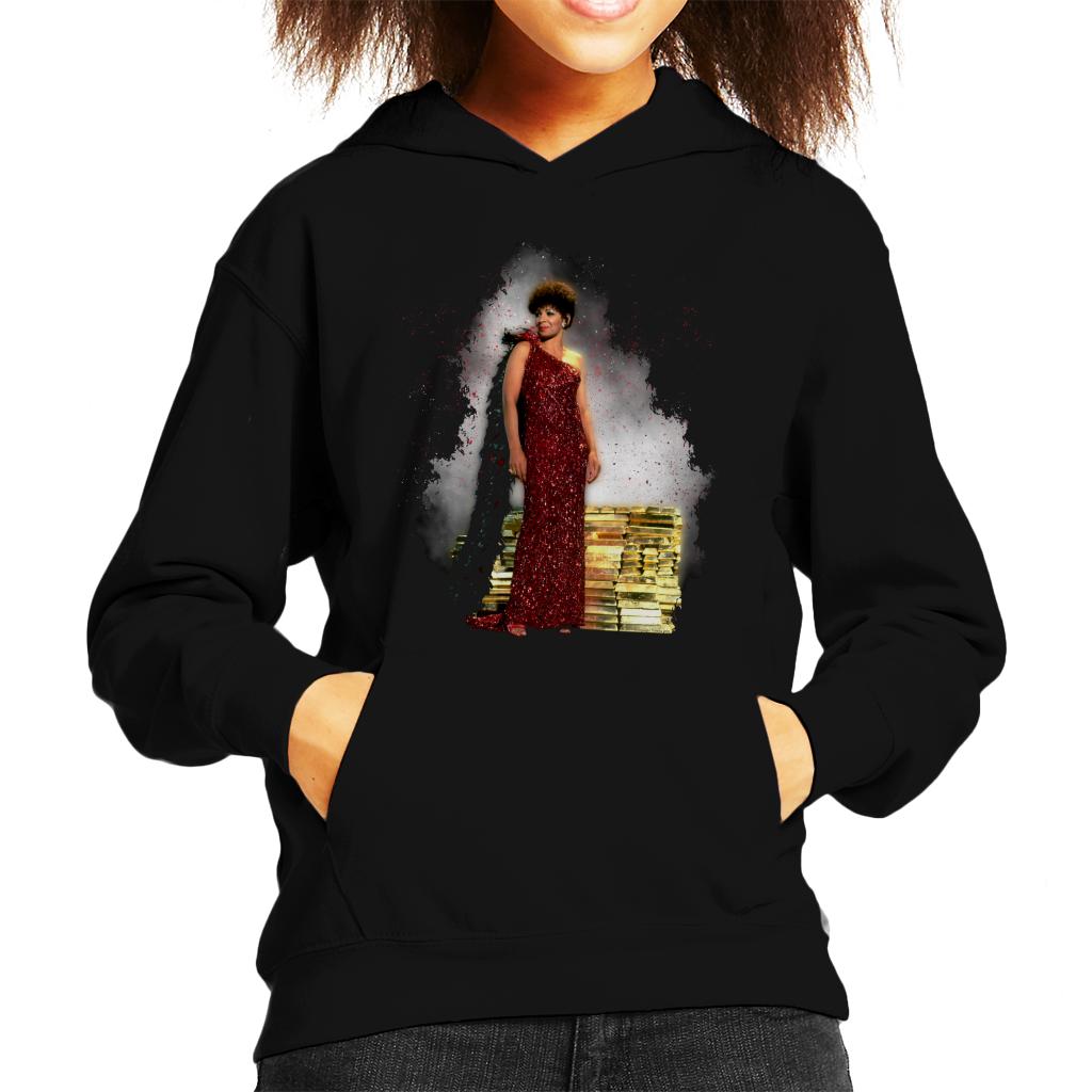 TV Times Shirley Bassey Sparkly Dress Kids Hooded Sweatshirt product image 1