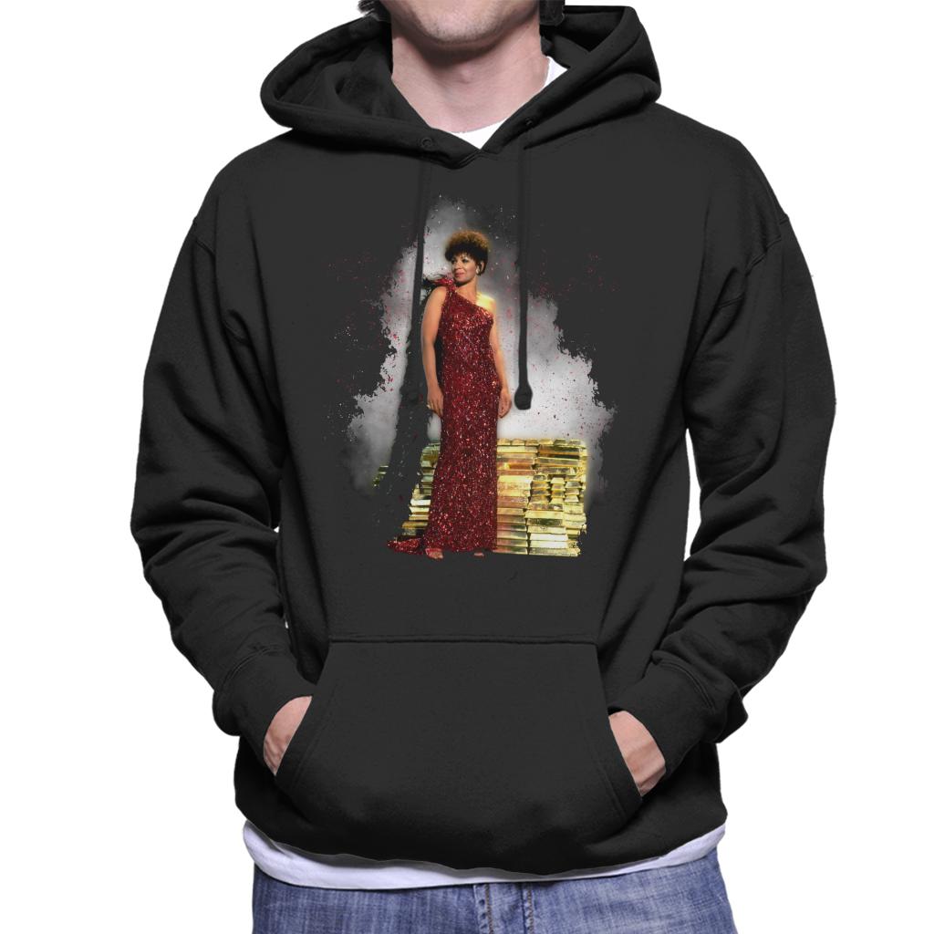 TV Times Shirley Bassey Sparkly Dress Men's Hooded product image 1