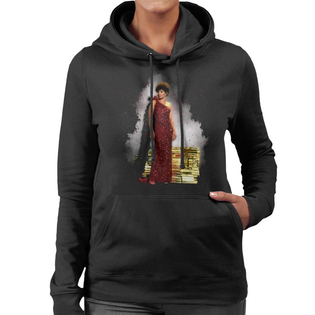TV Times Shirley Bassey Sparkly Dress Women's Hooded product image 1