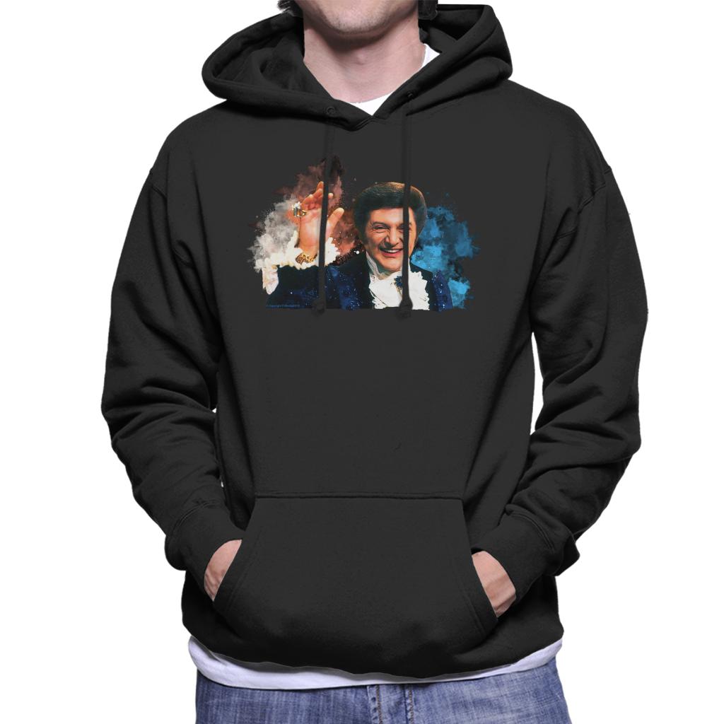 TV Times Singer Liberace Paint Splatter Men's Hooded product image 1