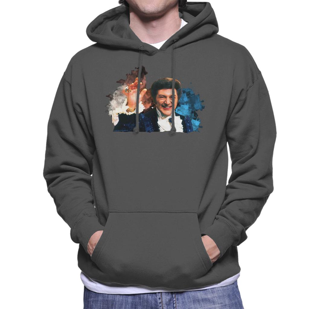 TV Times Singer Liberace Paint Splatter Men's Hooded product image 4