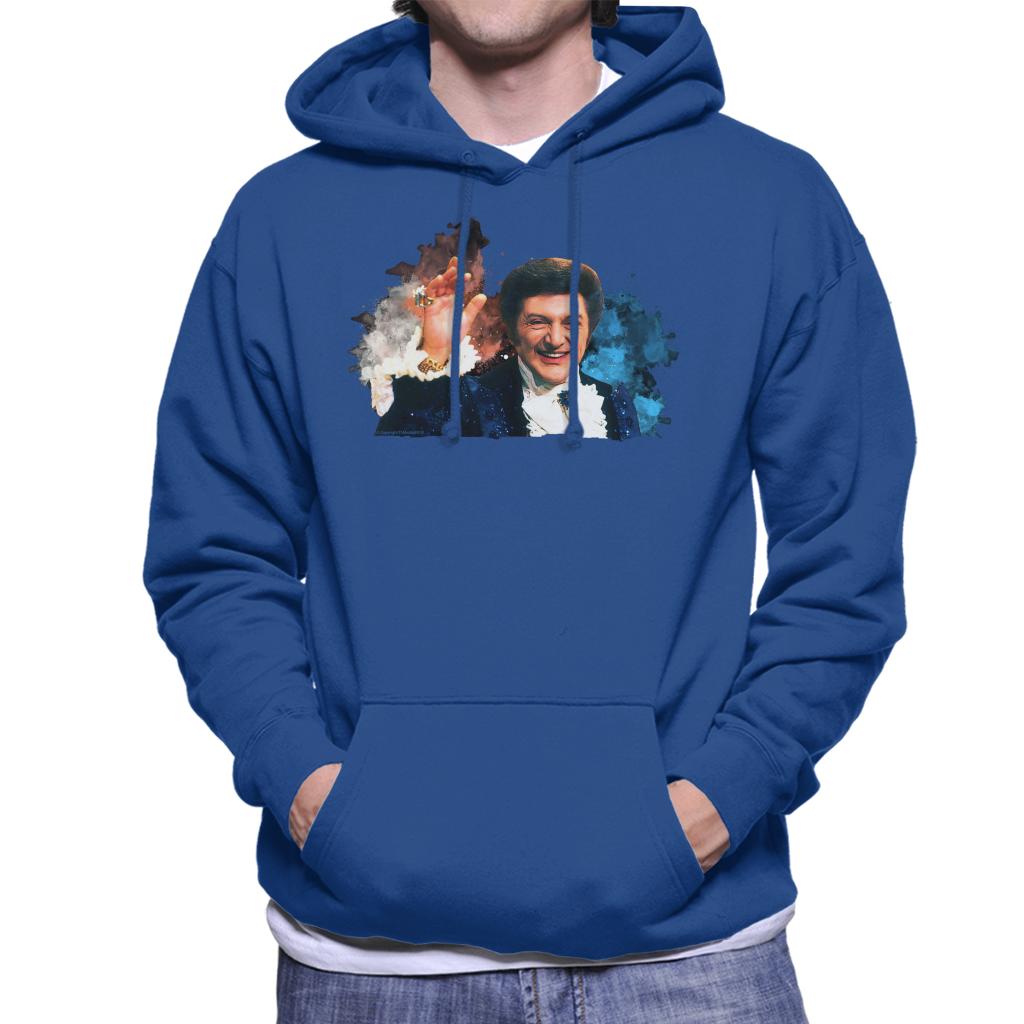 TV Times Singer Liberace Paint Splatter Men's Hooded product image 6