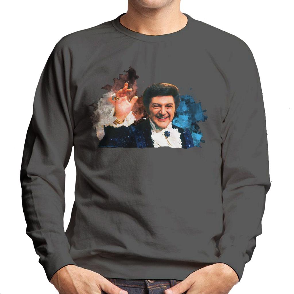 TV Times Singer Liberace Paint Splatter Men's Sweatshirt product image 4