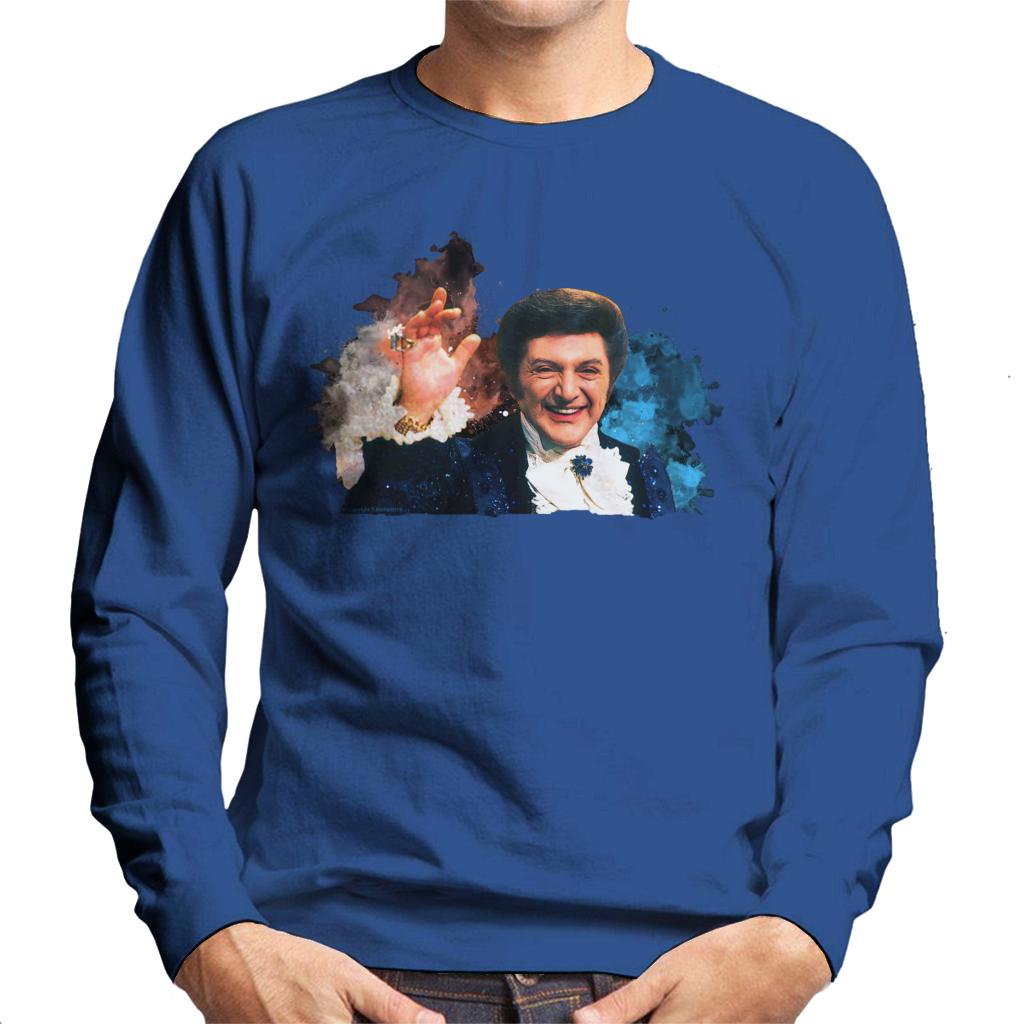 TV Times Singer Liberace Paint Splatter Men's Sweatshirt product image 6