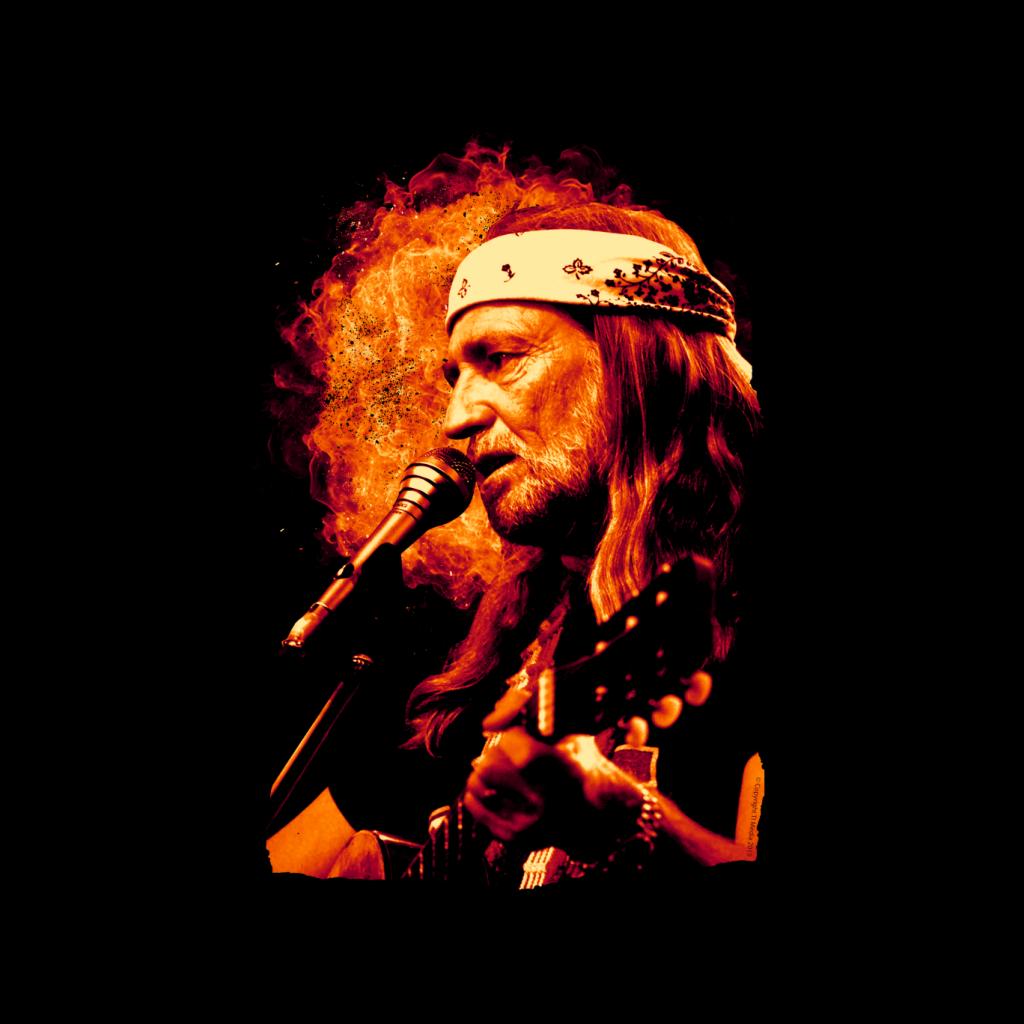 TV Times Singer Willie Nelson 1983 Men's Hooded Sweatshirt product image 2