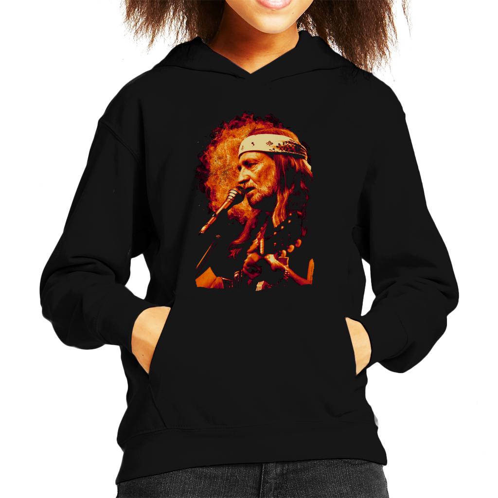 TV Times Singer Willie Nelson 1983 Kids Hooded Sweatshirt product image 1