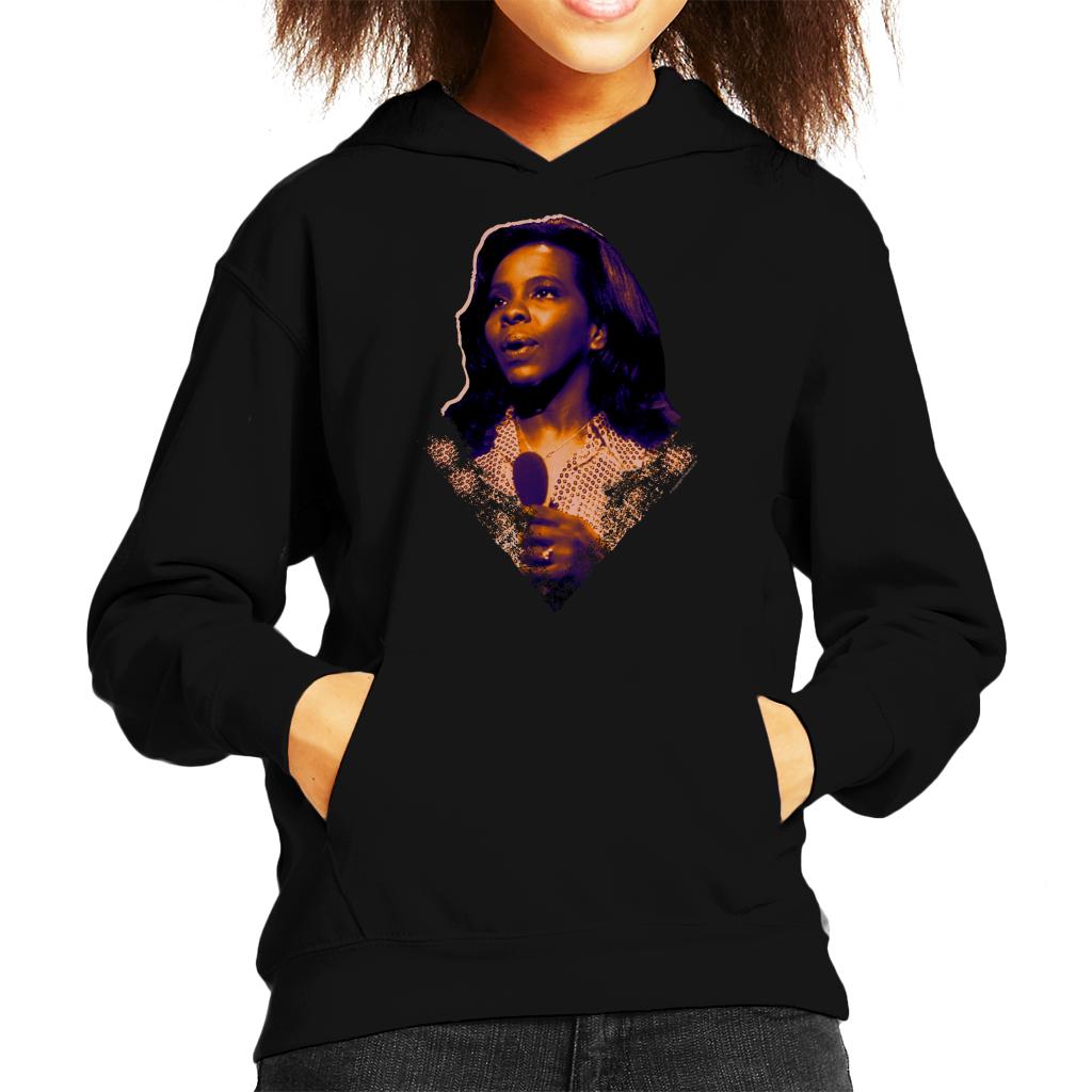 TV Times Soul Singer Gladys Knight 1971 Kids Hooded product image 1