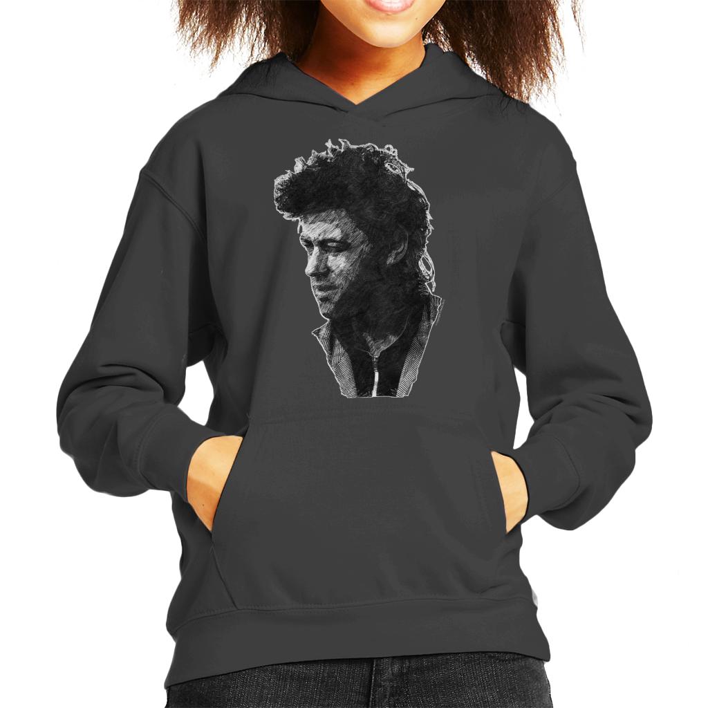 TV Times Pop Singer Bob Geldof 1986 Kids Hooded Sweatshirt product image 4