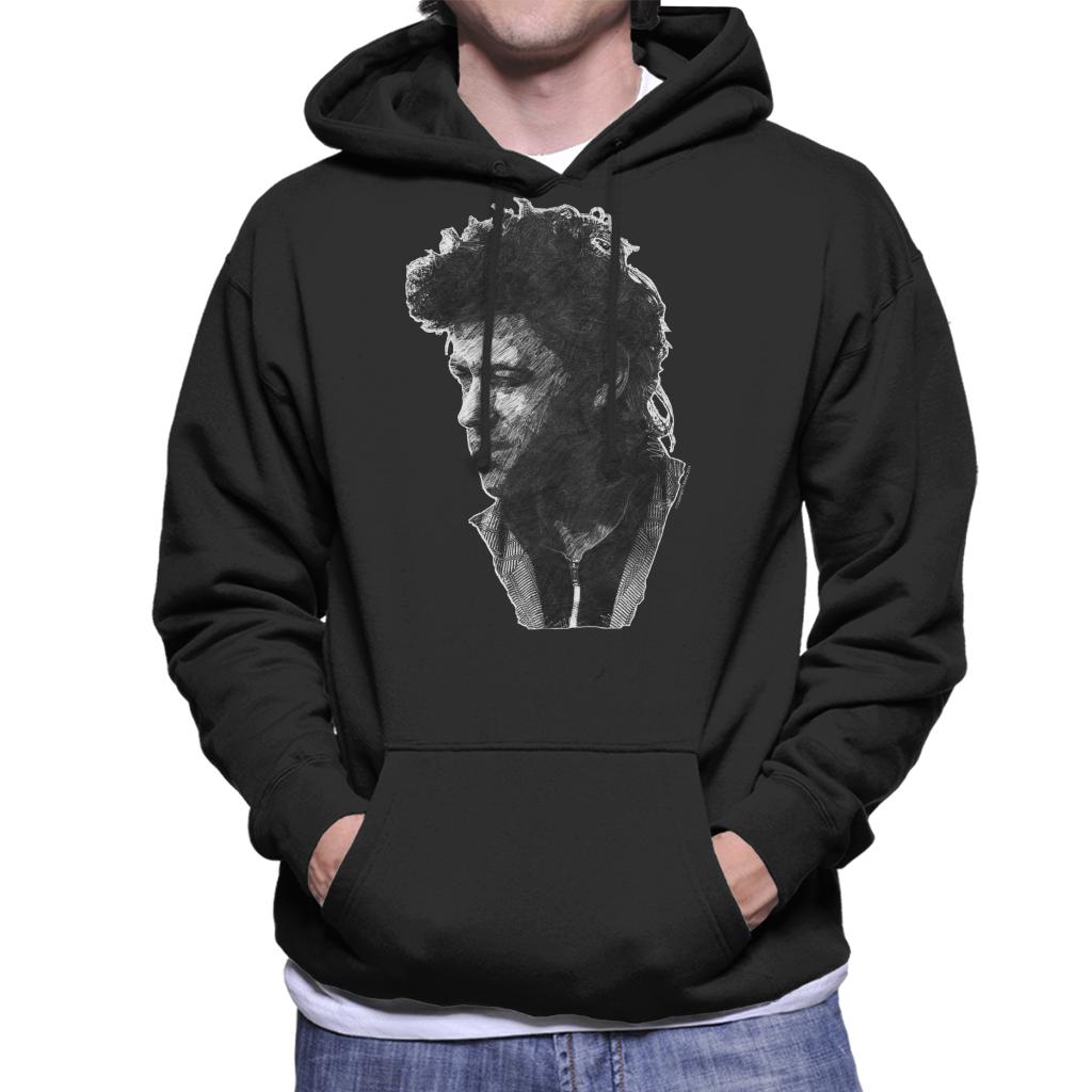 TV Times Pop Singer Bob Geldof 1986 Men's Hooded Sweatshirt product image 1