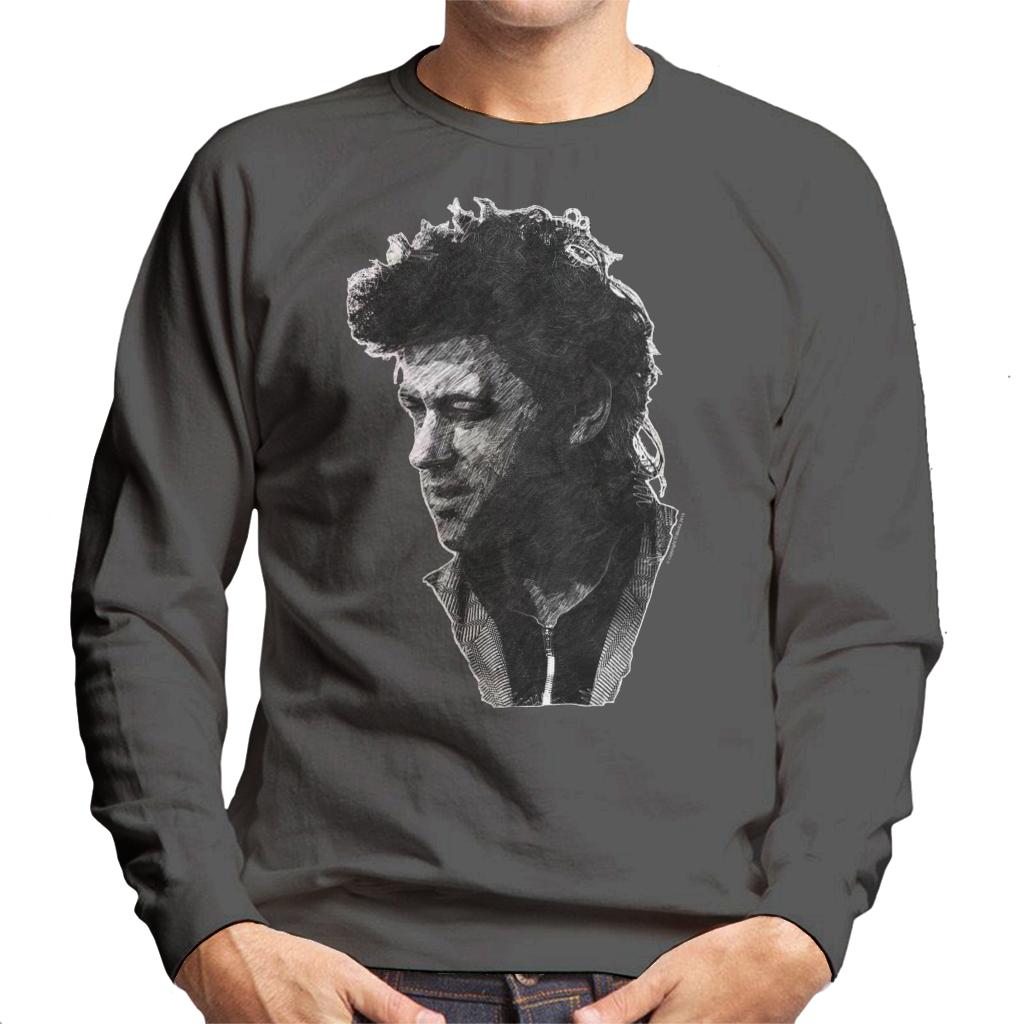 TV Times Pop Singer Bob Geldof 1986 Men's Sweatshirt product image 4