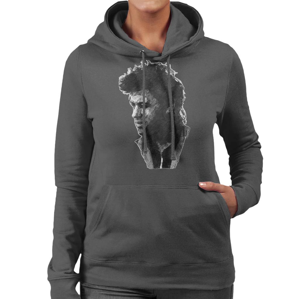 TV Times Pop Singer Bob Geldof 1986 Women's Hooded product image 4