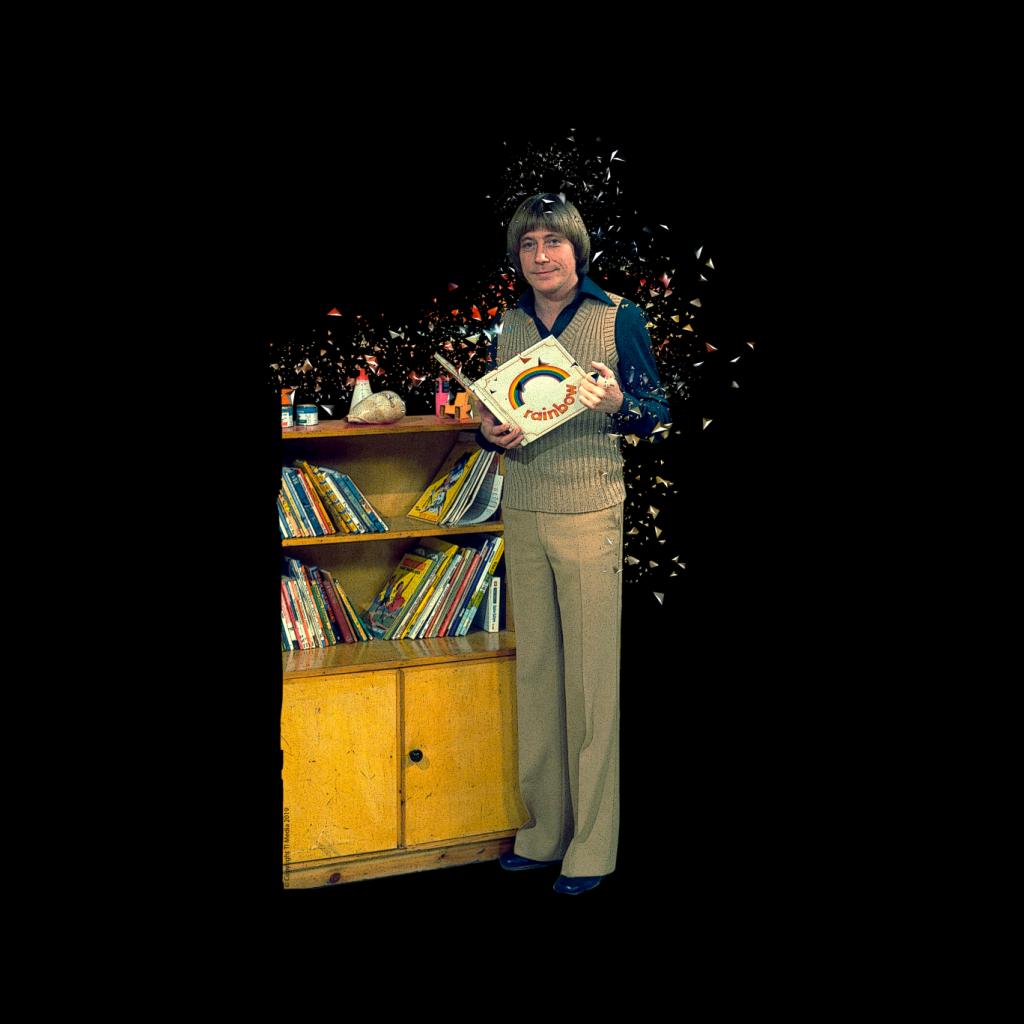 TV Times Rainbow Presenter Geoffrey Hayes 1975 Kids Hooded product image 2