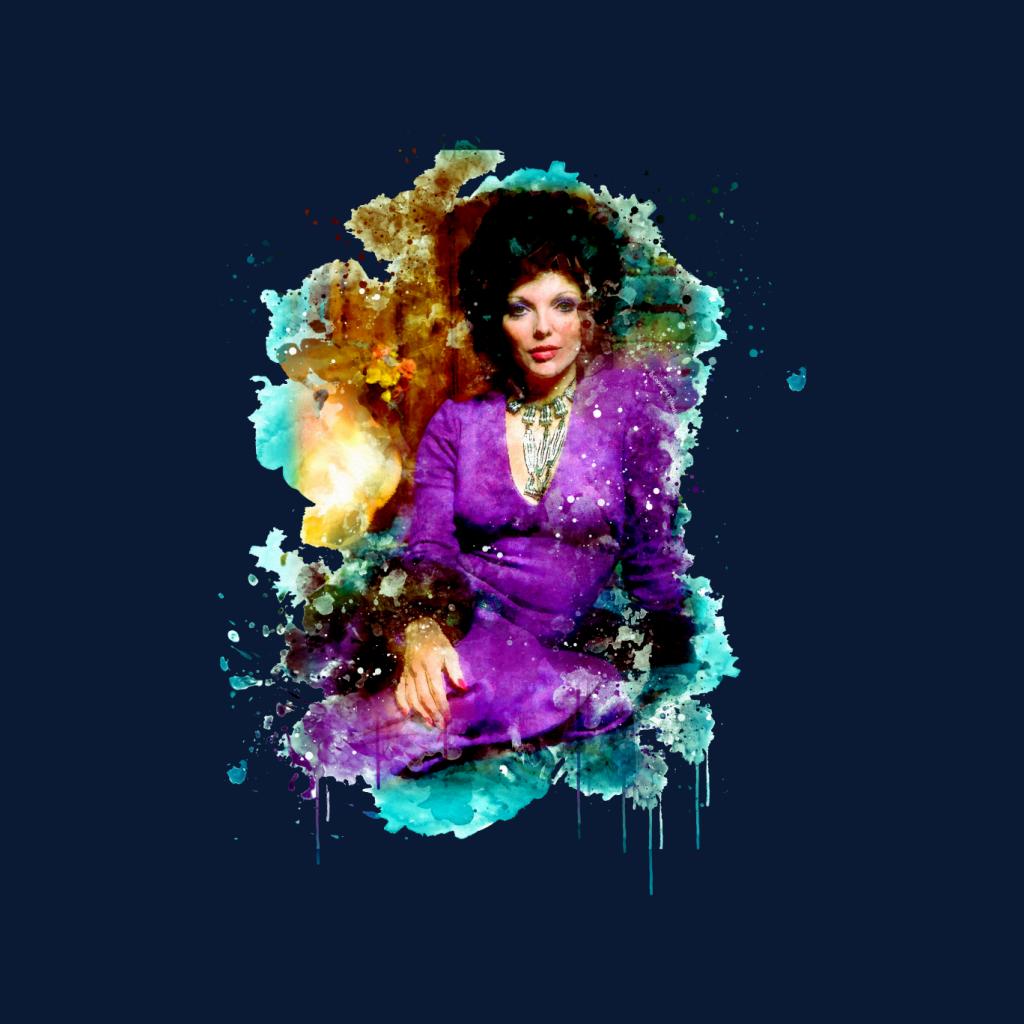 TV Times Joan Collins 1971 Paint Splatter Women's Sweatshirt product image 5