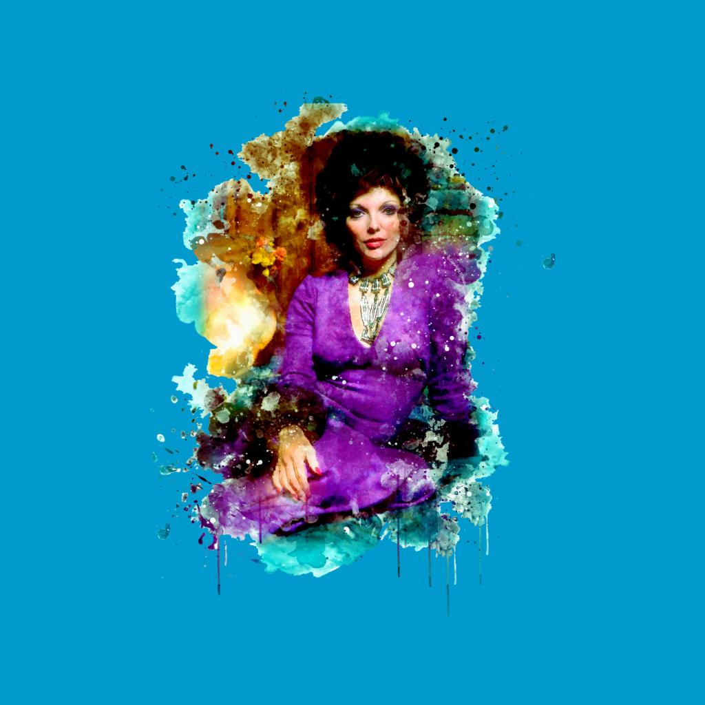 TV Times Joan Collins 1971 Paint Splatter Kids Hooded product image 7