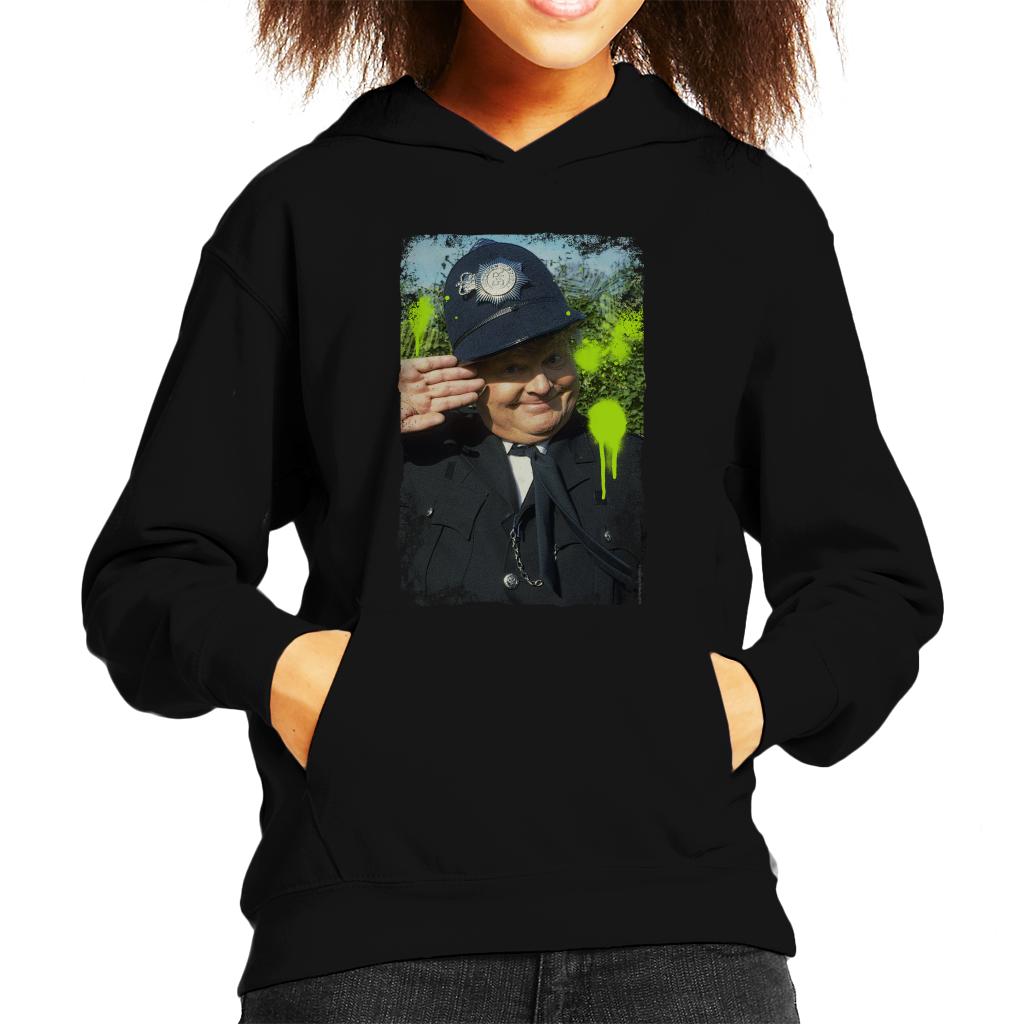 TV Times Comedian Benny Hill As Policeman 1989 Kids Hooded product image 1