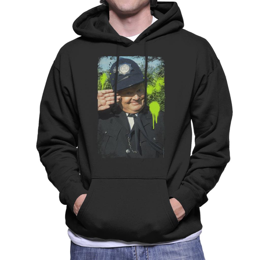 TV Times Comedian Benny Hill As Policeman 1989 Men's Hooded product image 1