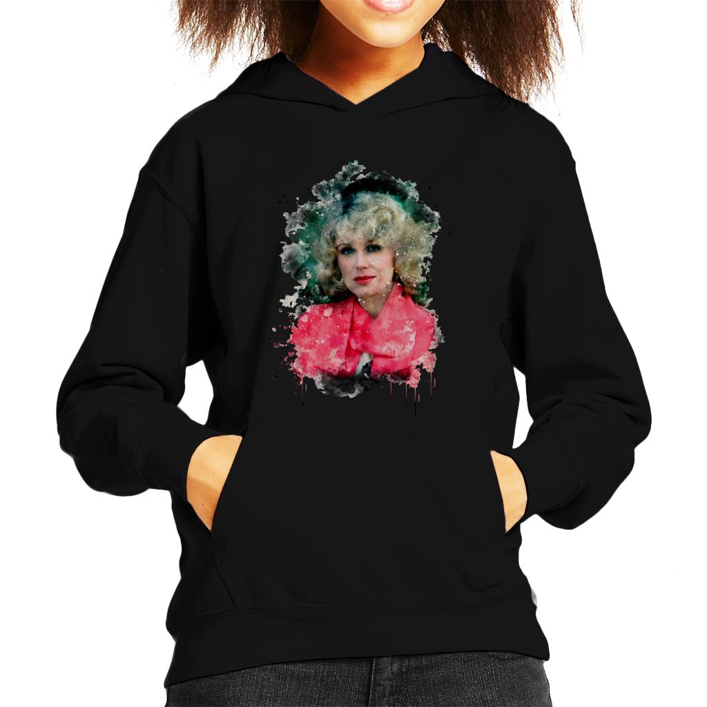TV Times Joanna Lumley Paint Splatter Kids Hooded Sweatshirt product image 1