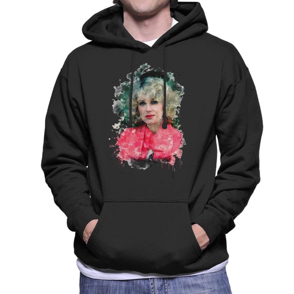 TV Times Joanna Lumley Paint Splatter Men's Hooded product image 1