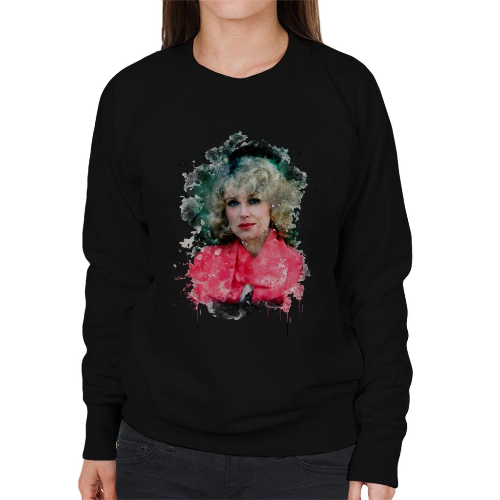 TV Times Joanna Lumley Paint Splatter Women's Sweatshirt product image 1