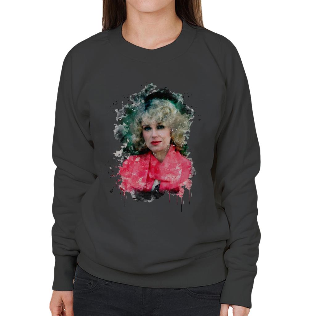 TV Times Joanna Lumley Paint Splatter Women's Sweatshirt product image 4