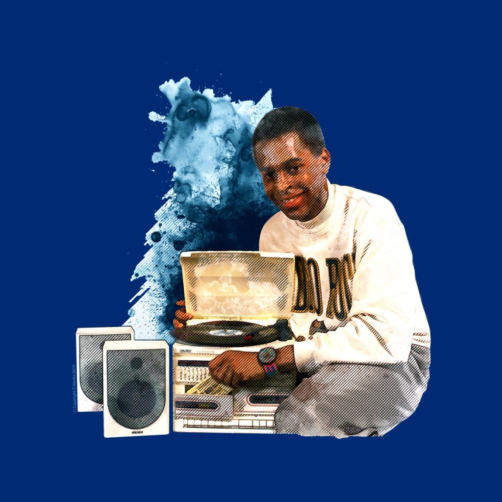 TV Times Andi Peters With A HiFi 1988 Kids Hooded Sweatshirt product image 5